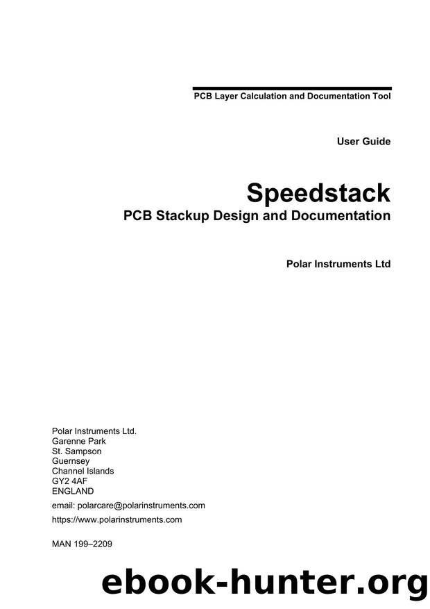 Speedstack PCB Stackup Design and Documentation by Ralph Bryce