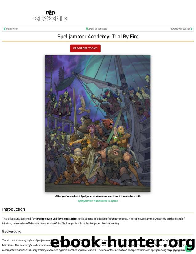 Spelljammer Academy Part2 Trial by Fire [DND Beyond Rip] by Unknown