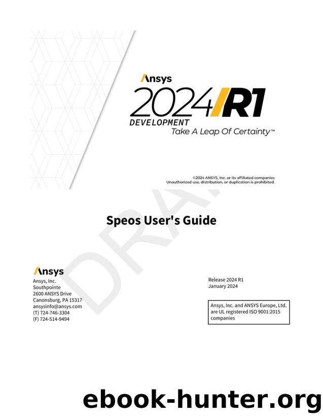 Speos User's Guide by Ansys Inc