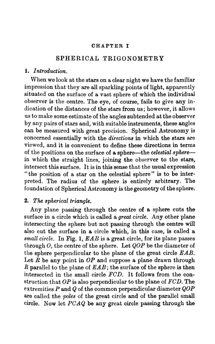 Spherical Trigonometry by W. Smart R. Greene