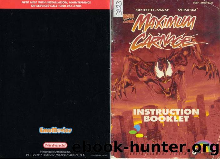 Spider-Man-Venom by Maximum Carnage (USA)-manual