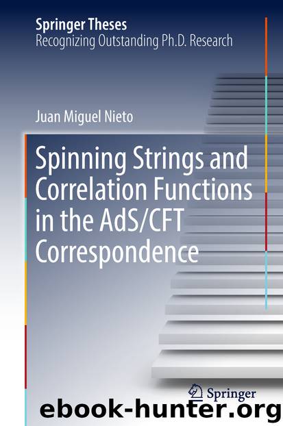 Spinning Strings and Correlation Functions in the AdSCFT Correspondence by Juan Miguel Nieto