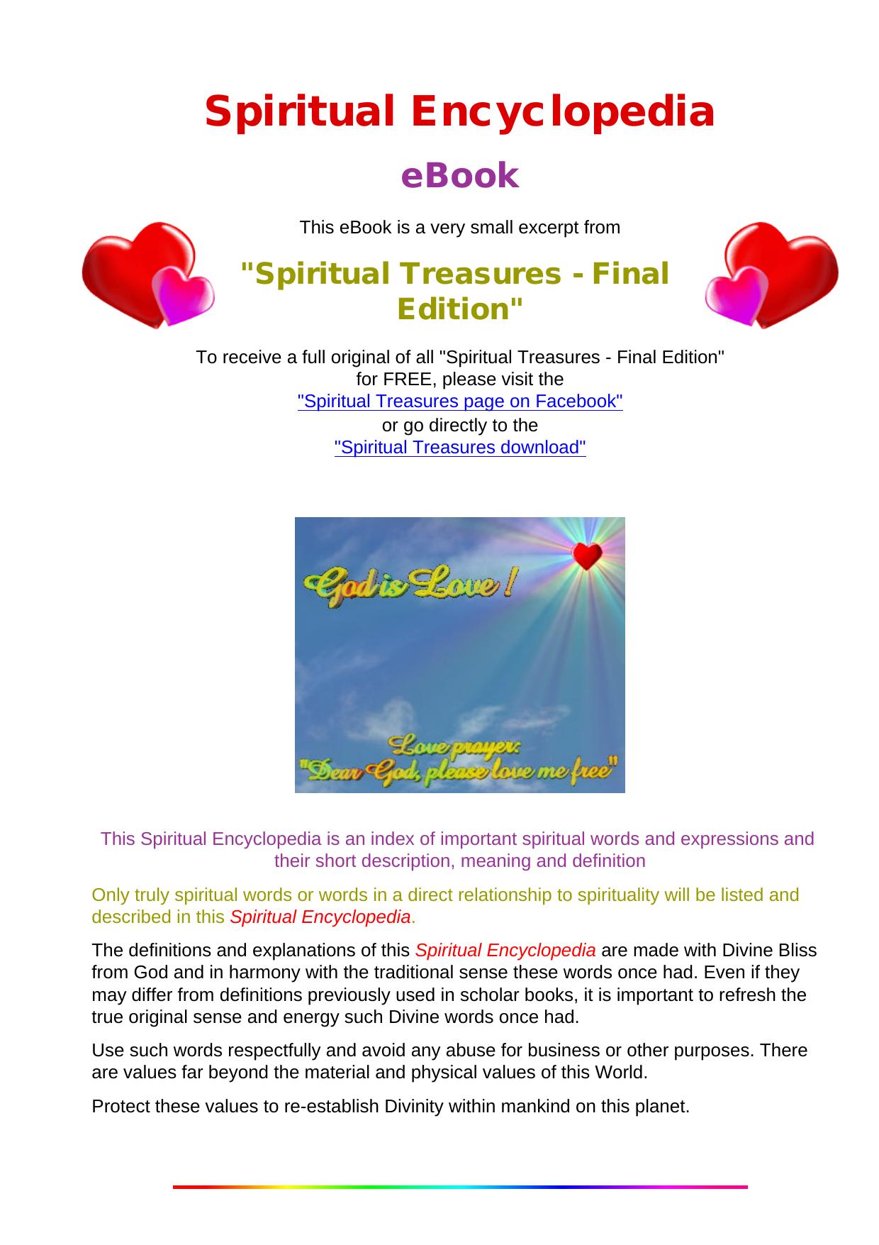 Spiritual Encyclopedia by Unknown