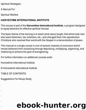 Spiritual Strategies by Unknown