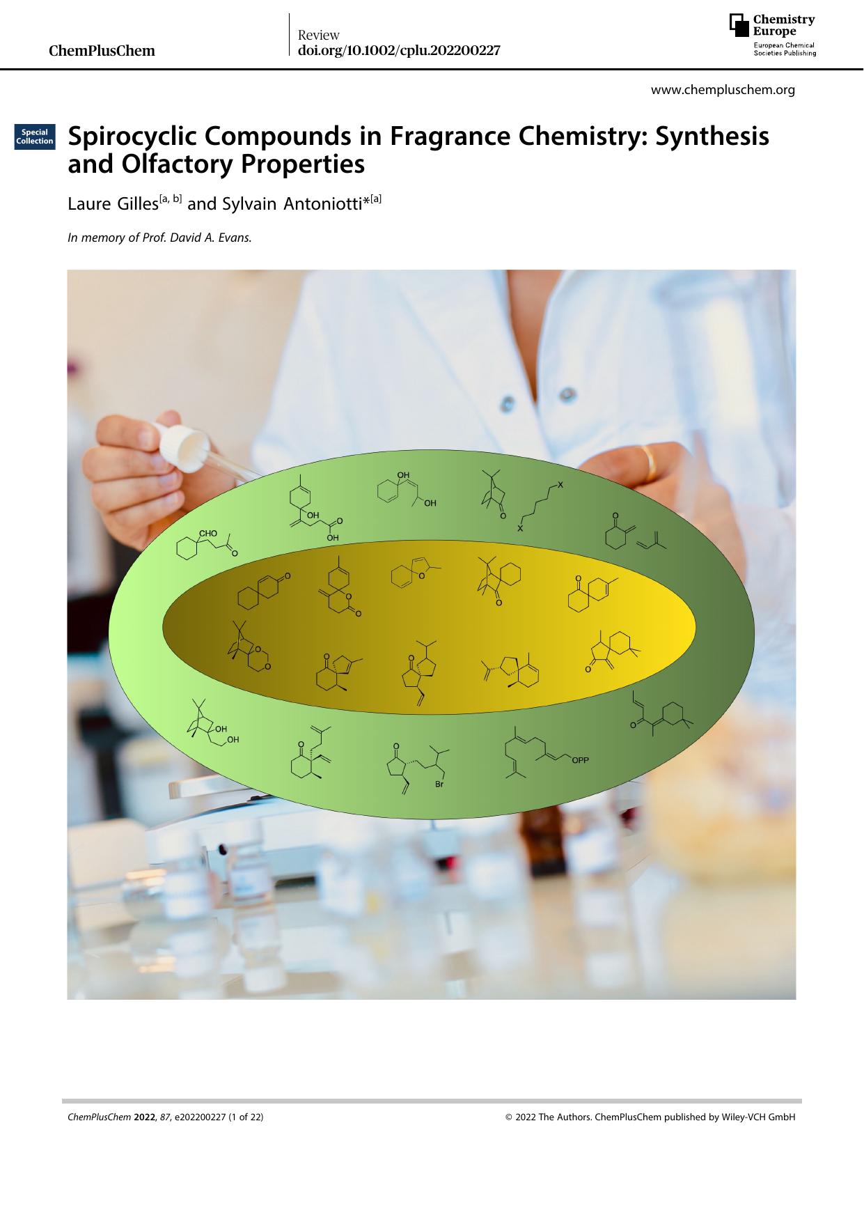 Spirocyclic Compounds in Fragrance Chemistry: Synthesis and Olfactory Properties by Unknown