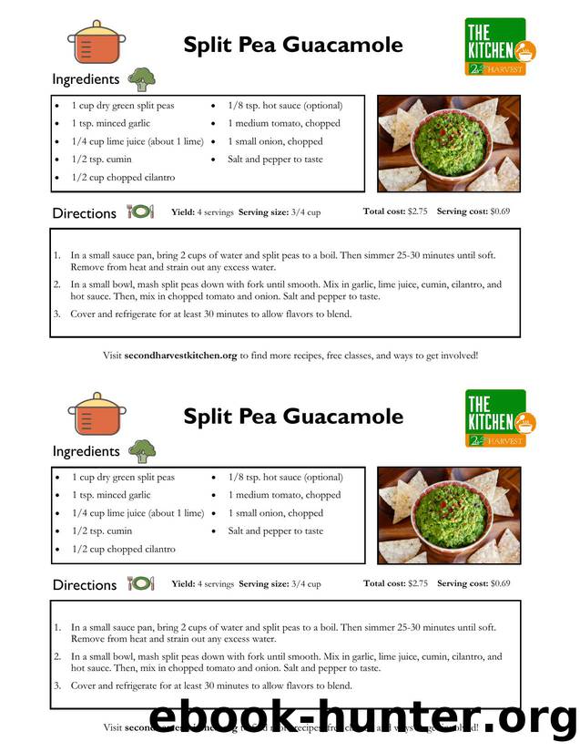 Split Pea Guacamole by Allie Moore