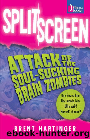 Split Screen Attack of the Soul-Sucking Brain Zombies by Brent Hartinger