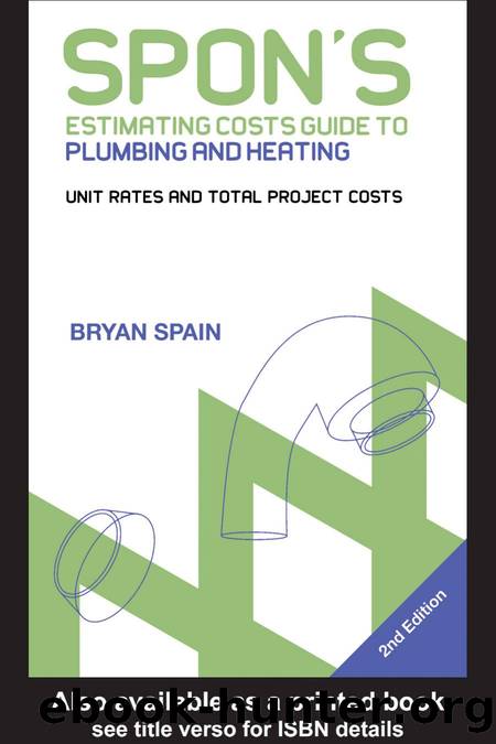 Sponâs Estimating Costs Guide to Plumbing and Heating by Bryan Spain