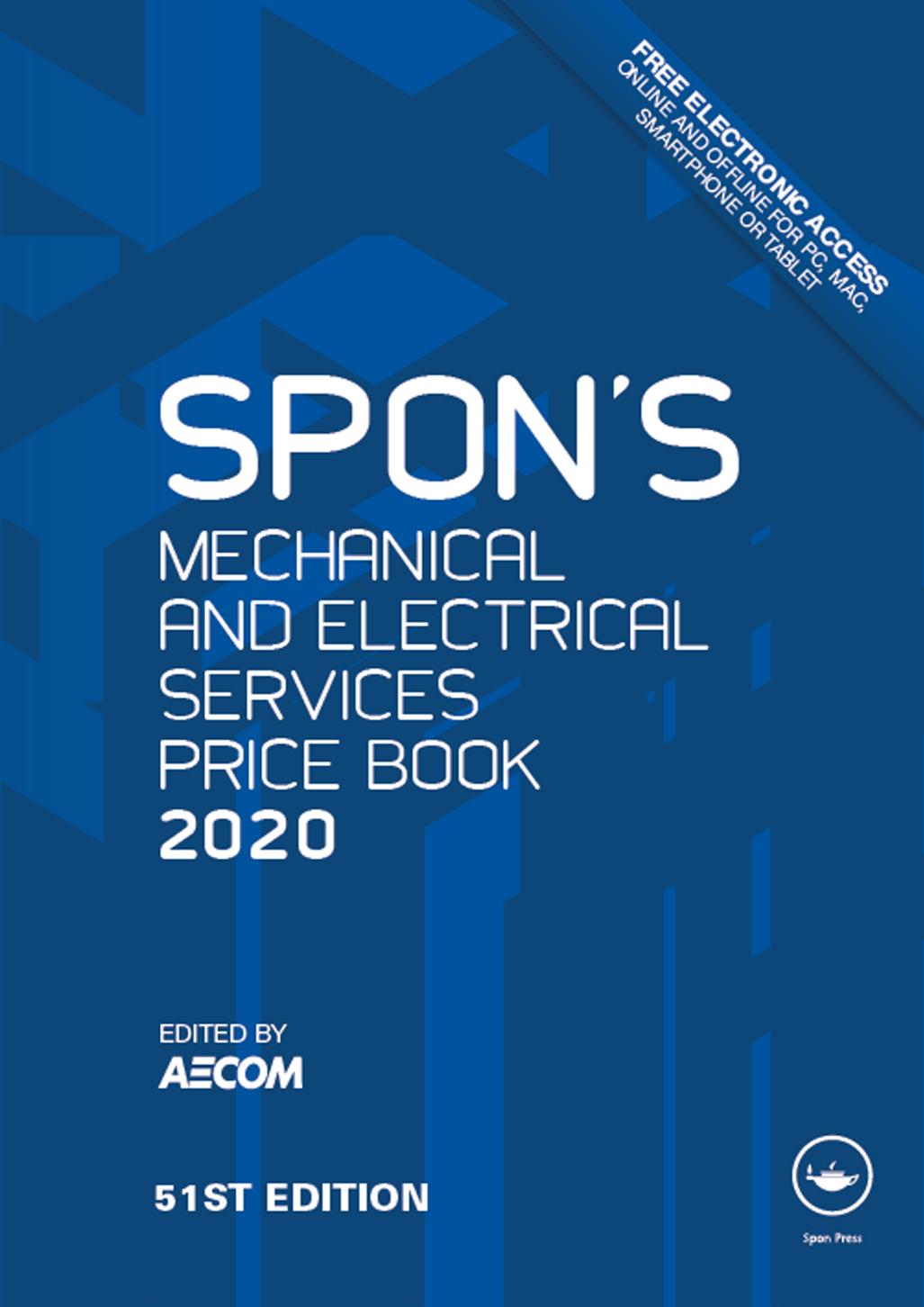 Sponâs Mechanical and Electrical Services Price Book; Edition 51 by AECOM