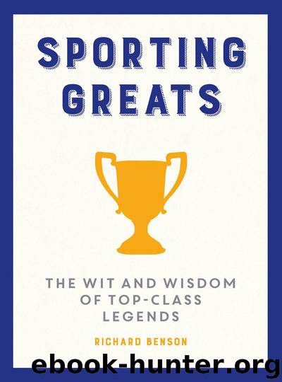 Sporting Greats by Richard Benson
