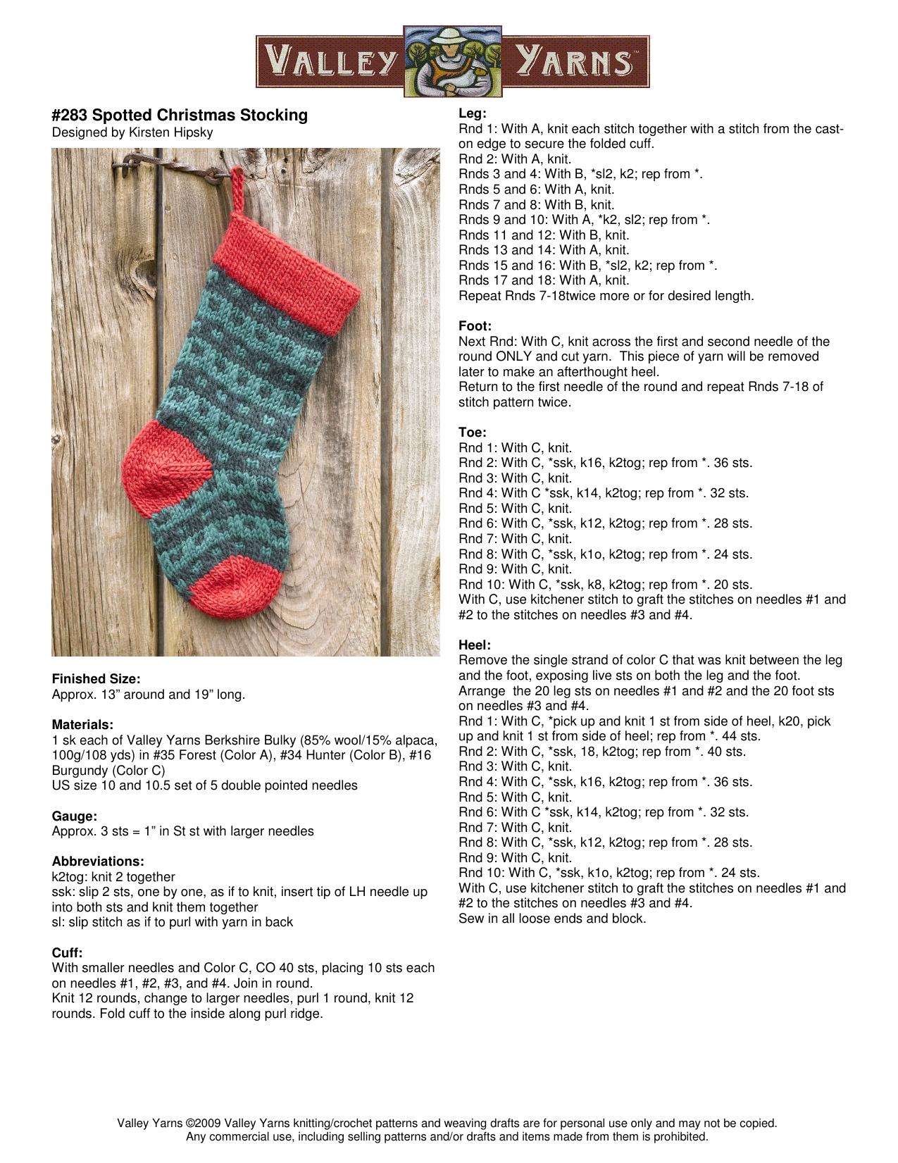 Spotted Christmas Stocking by khipsky