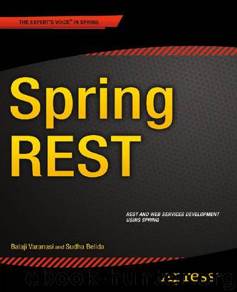 Spring REST by Varanasi Balaji & Belida Sudha