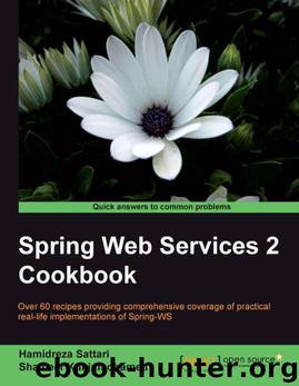 Spring Web Services 2 Cookbook by Sattari Hamidreza Kunjumohamed Shameer