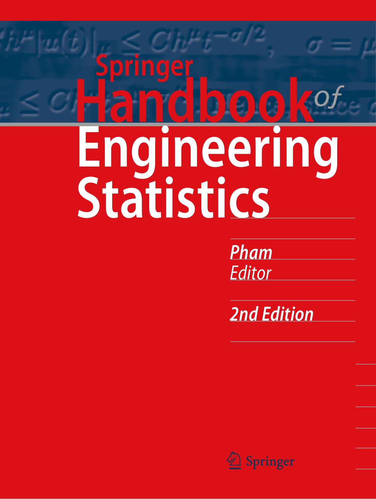 Springer Handbook of Engineering Statistics by Hoang Pham (editor)