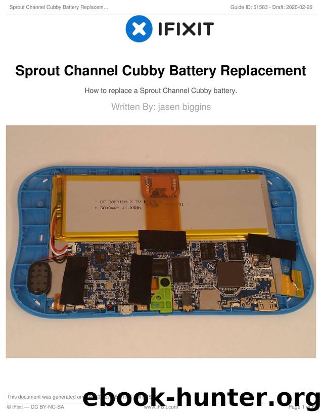 Sprout Channel Cubby Battery Replacement by Unknown