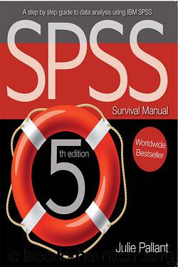 Spss Survival Manual by Pallant Julie