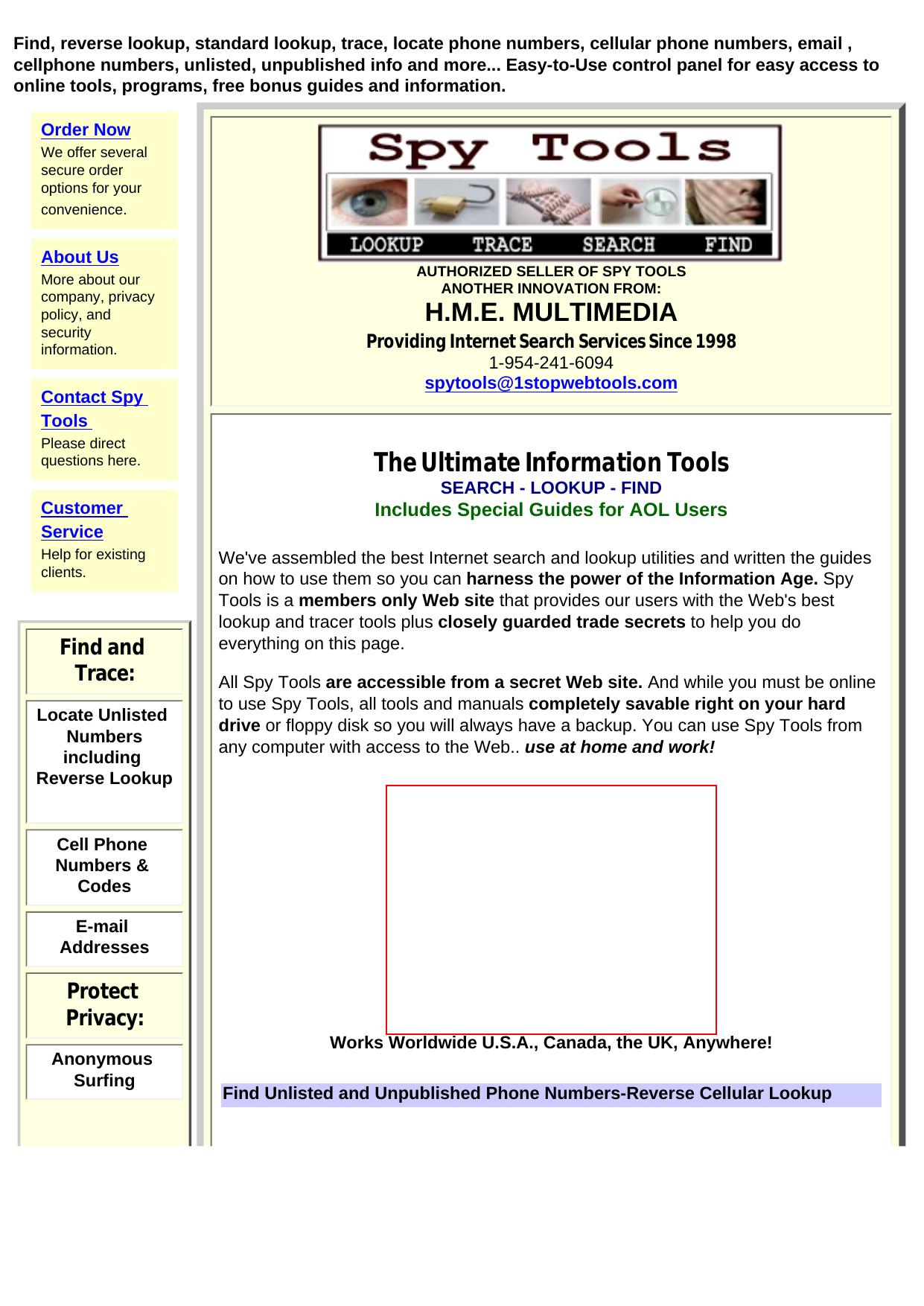 Spy Tools- Advanced Info. Tools & Guides. by Best of Kuszter's Collection