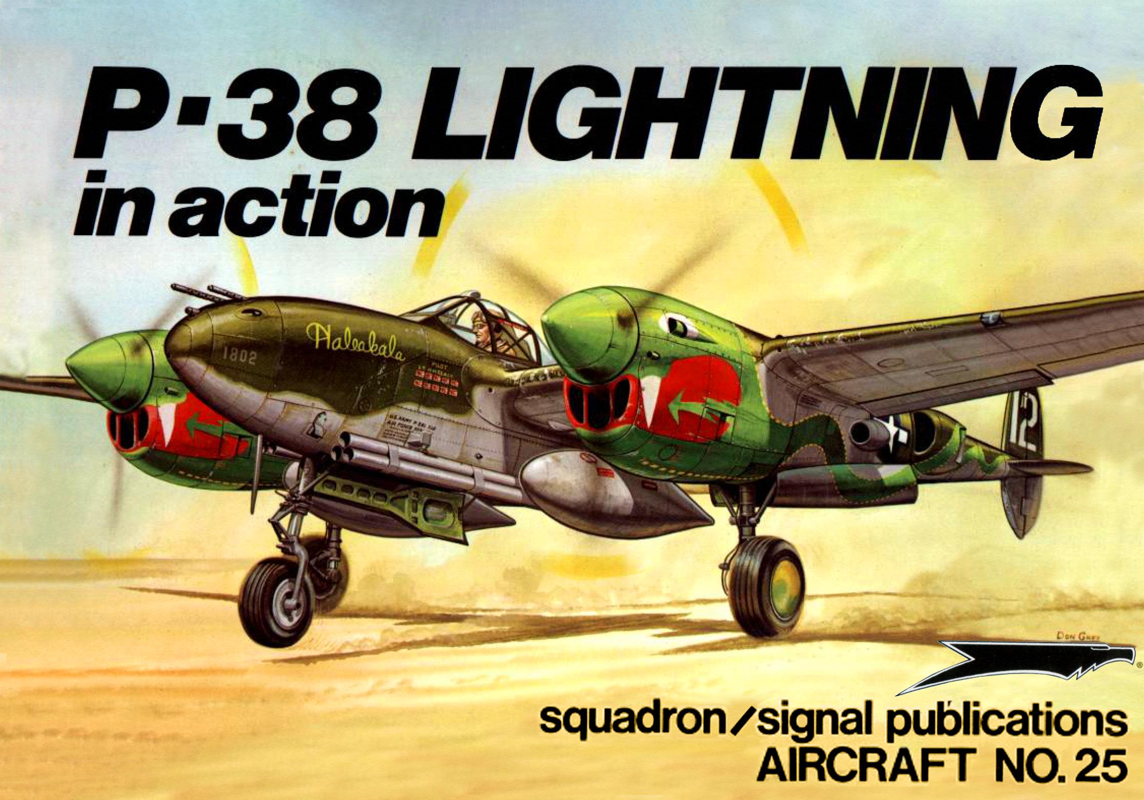 Squadron Signal 1025 P-38 Lightning by Unknown