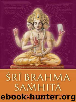 Sri Brahma-Samhita by Sri Jiva Gosvami & Bhanu Swami