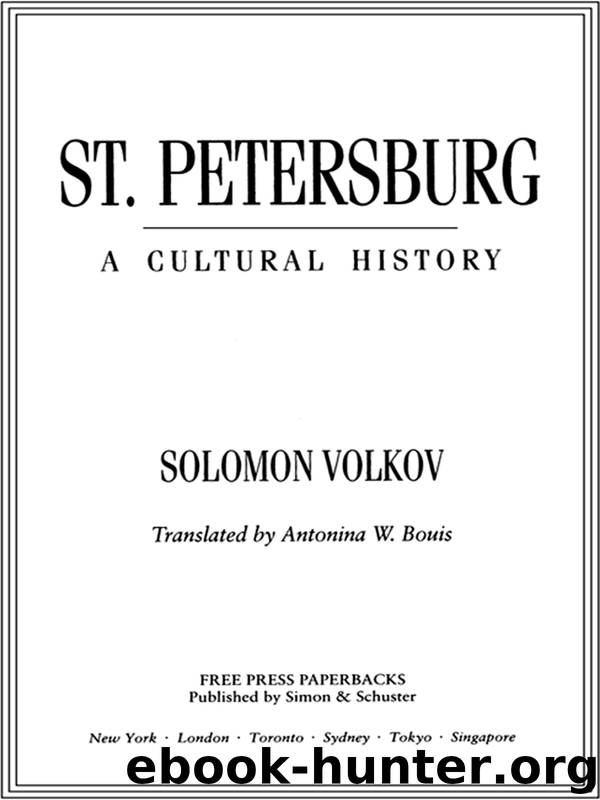 St Petersburg by Solomon Volkov