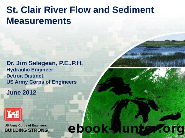St. Clair River Flow and Sediment Measurements by U.S. Army Corps of Engineers