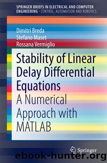 Stability of Linear Delay Differential Equations by Dimitri Breda Stefano Maset & Rossana Vermiglio