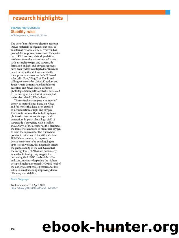 Stability rules by Giulia Tregnago