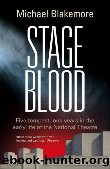 Stage Blood by Michael Blakemore & 9780571311231