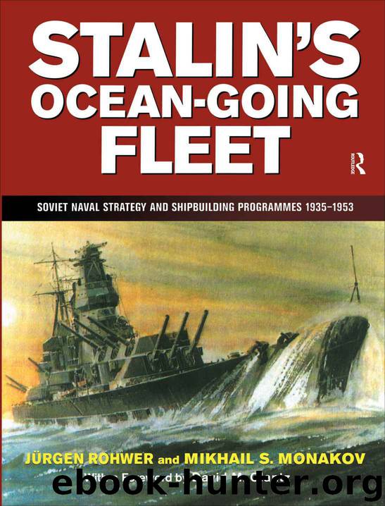 Stalin's Ocean-going Fleet: Soviet (Naval Policy & History) by Jurgen Rohwer