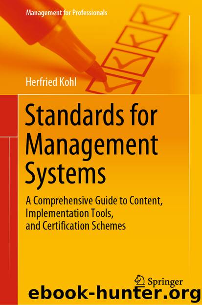 Standards for Management Systems by Herfried Kohl