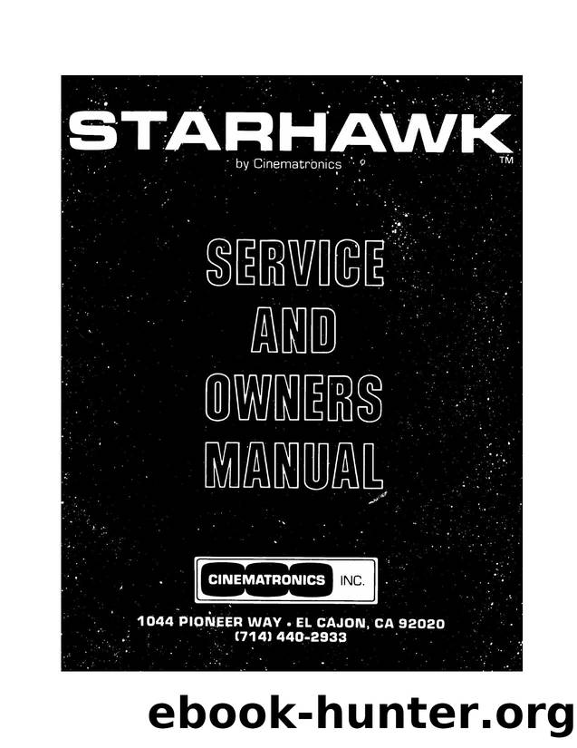 Star Hawk, by Cinematronics (1979) by Unknown