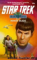 Star Trek - TOS 096 - Honor Blade, Rihannsu 4 by Honor Blade