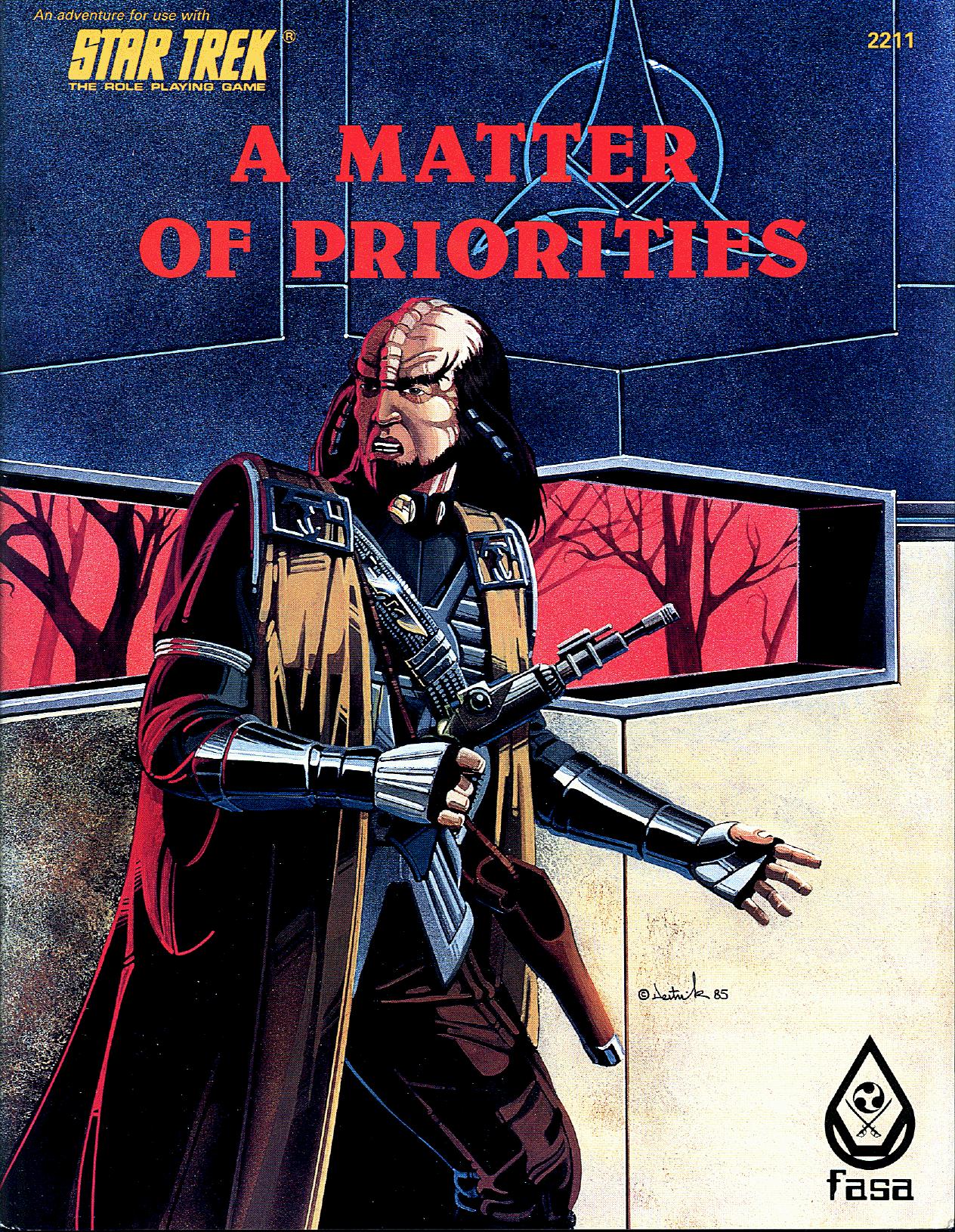 Star Trek A Matter of Priorities by Unknown