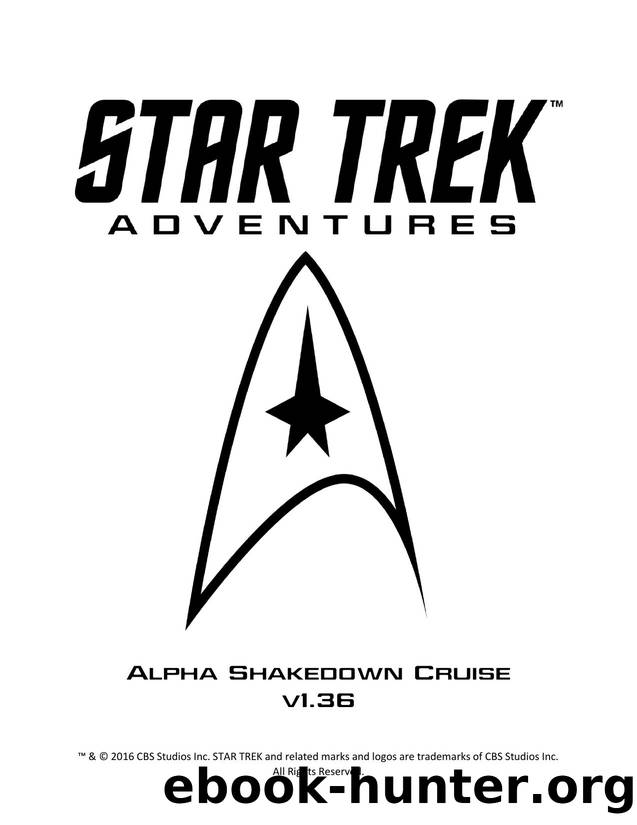 Star Trek Adventures (alpha shakedown cruise v1.36) by Nathan Dowdell