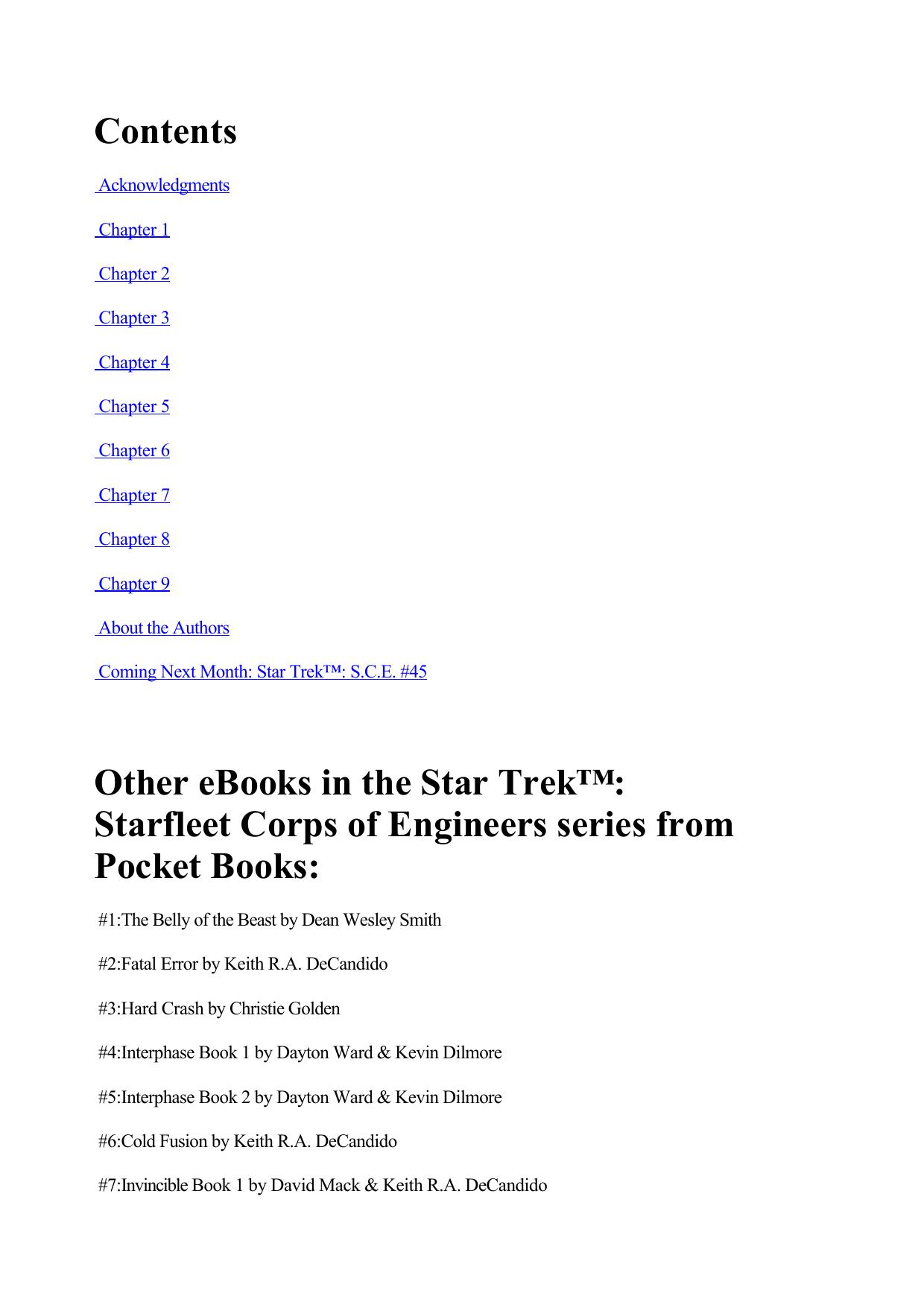 Star Trek Sce 44 Where Time Stands Still by Unknown