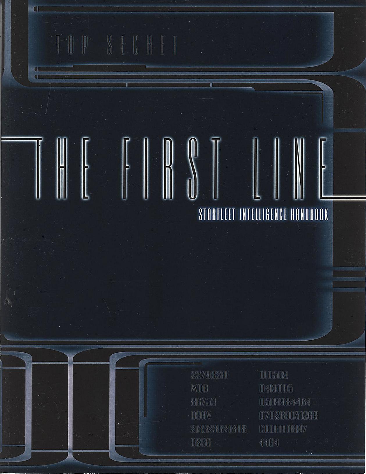 Star Trek TNG The First Line by Starfleet Intelligence Handbook
