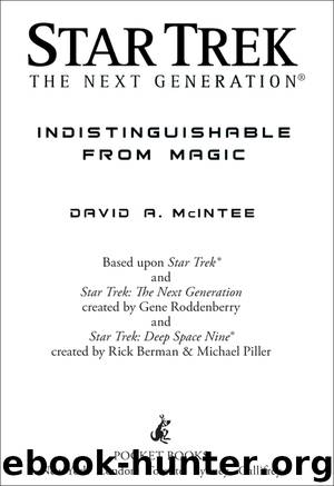 Star Trek The Next Generation® by David A. McIntee