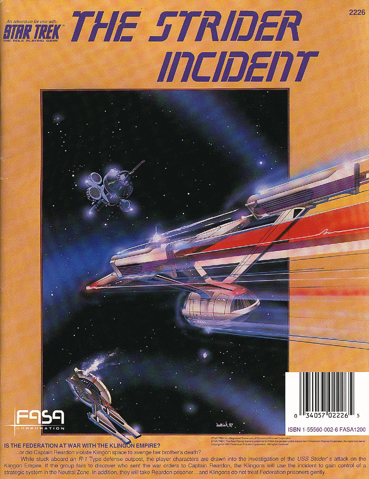 Star Trek The Strider Incident by Unknown