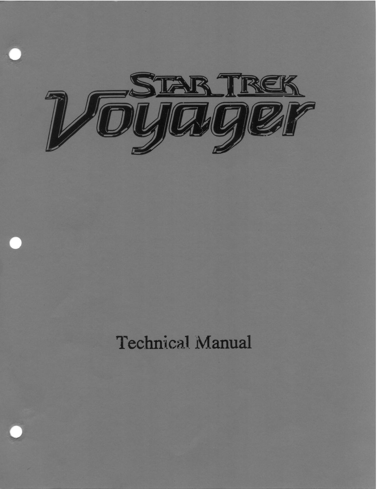 Star Trek Voyager Technical Manual by Unknown