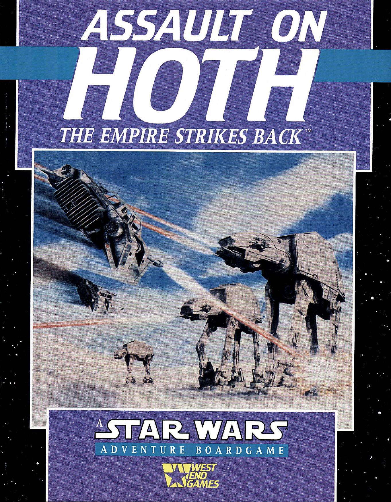 Star Wars D6 Assault on Hoth Boardgame by Unknown