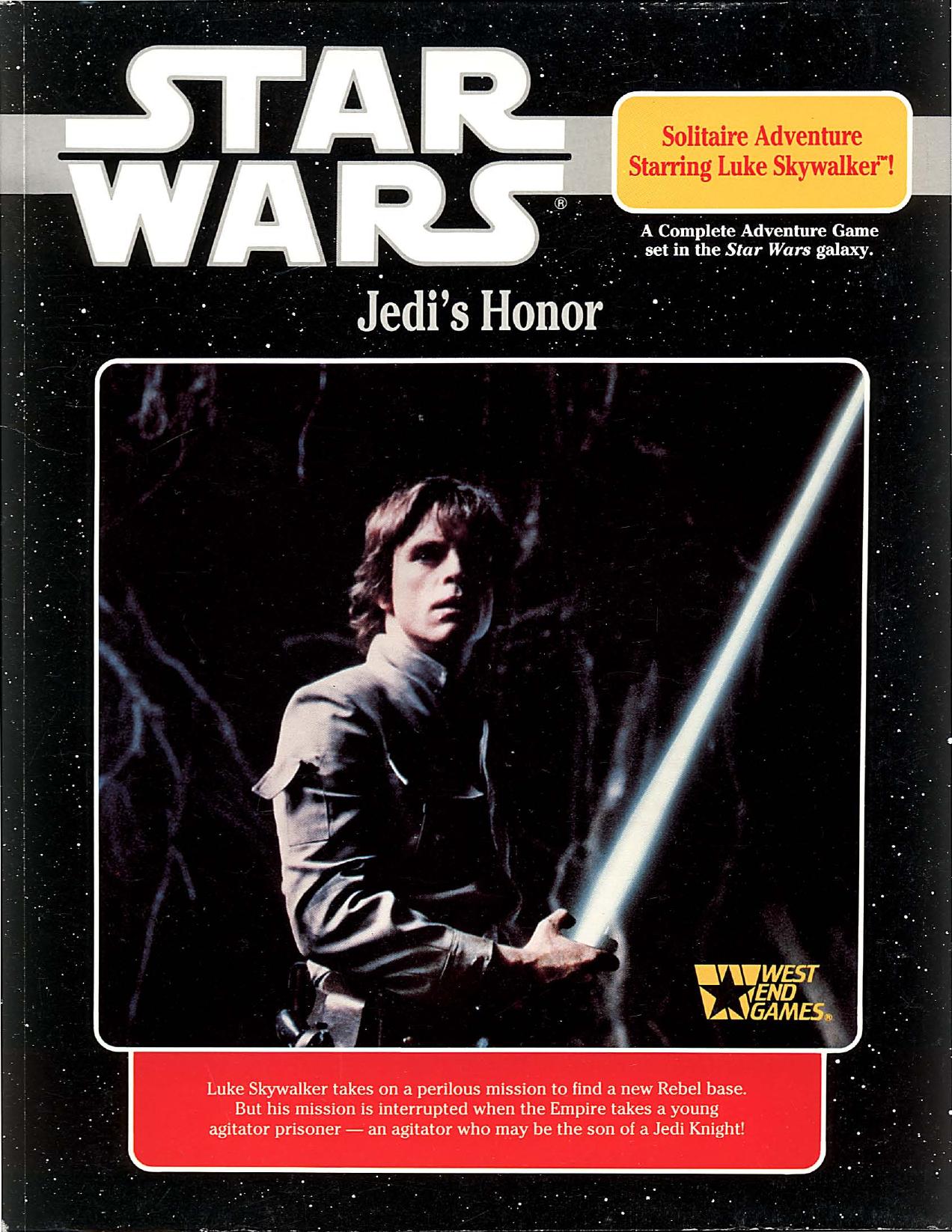Star Wars D6 Jedi's Honor by Unknown