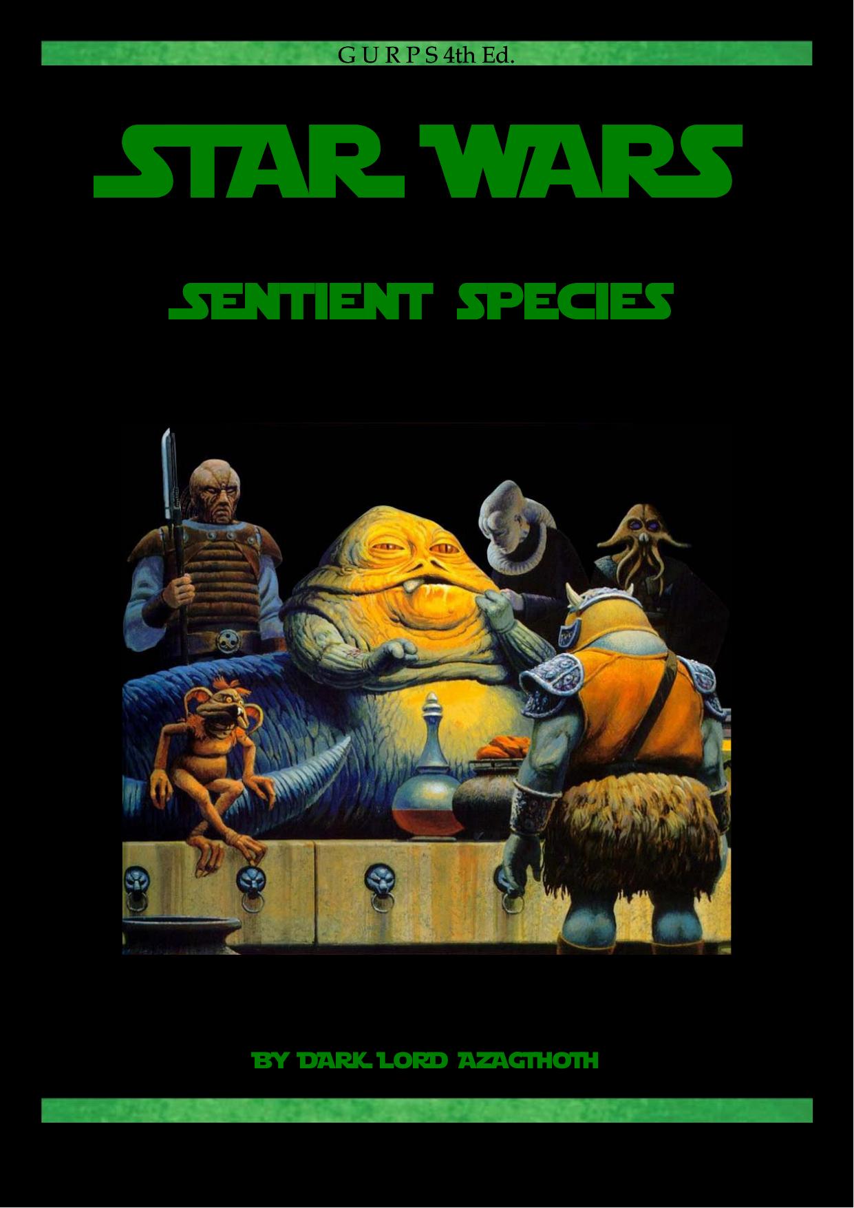 Star Wars Sentient Species by Dark Lord Azagthoth