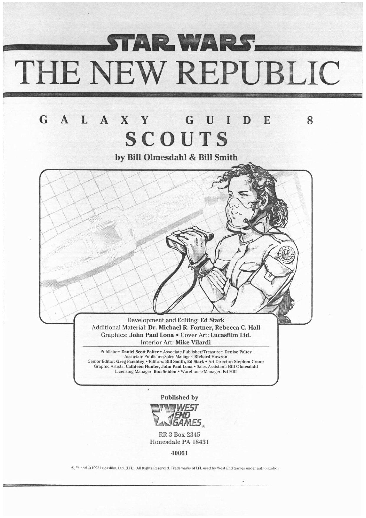 Star Wars d6 - Galaxy Guide 08 Scouts Scanned by Nomann.pdf by Nomann Improwizator