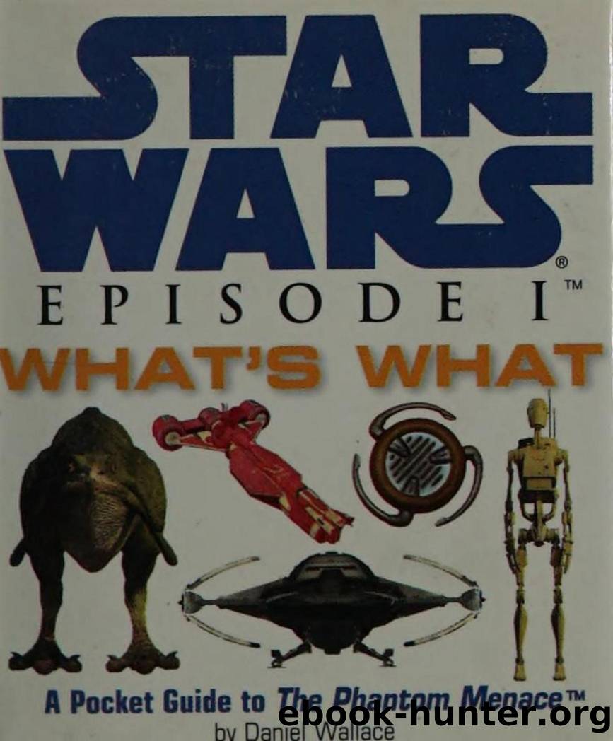 Star Wars, episode I : what's what : [a pocket guide to The phantom menance] by Wallace Daniel 1970-