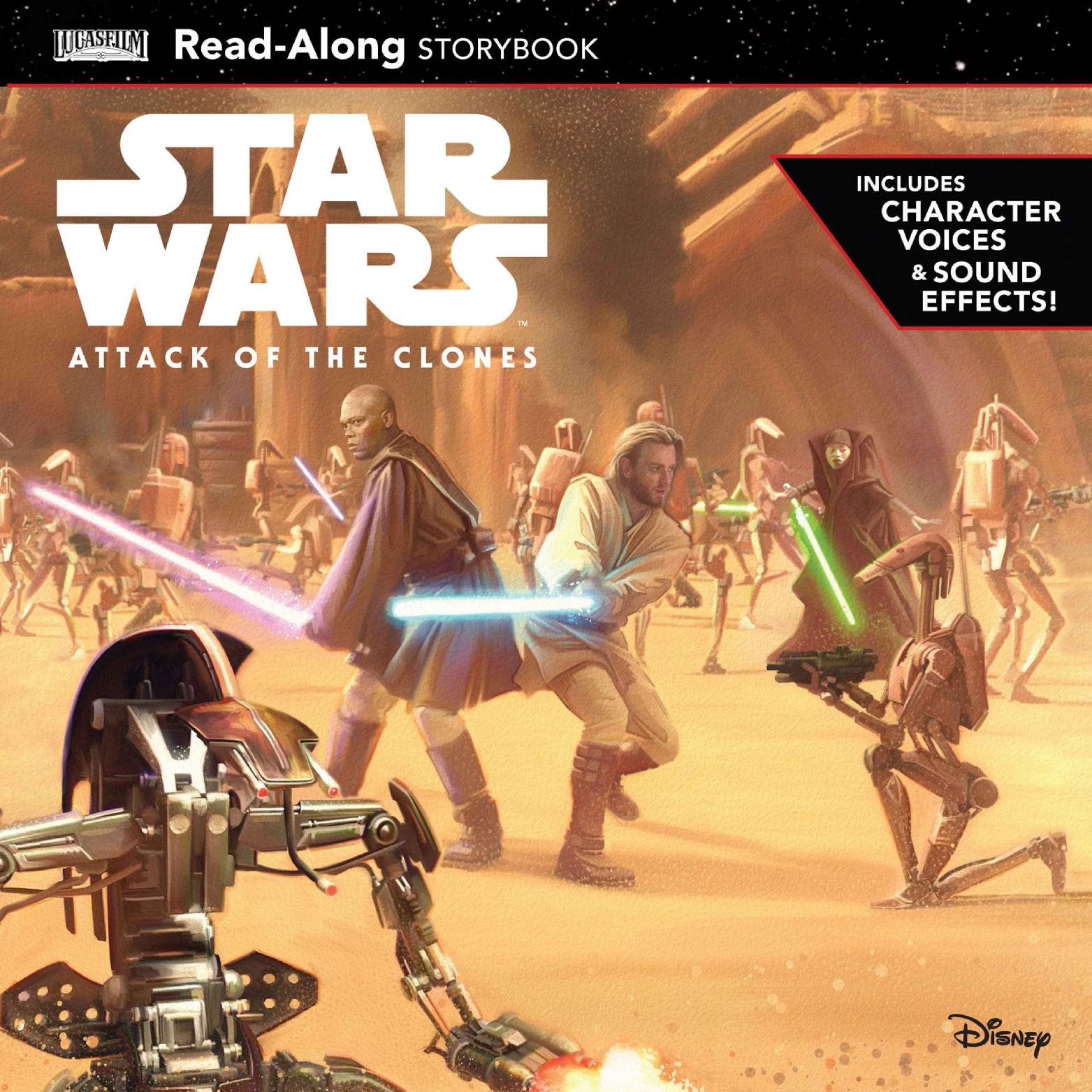 Star Wars: Attack of the Clones Read-Along Storybook by Lucasfilm Press