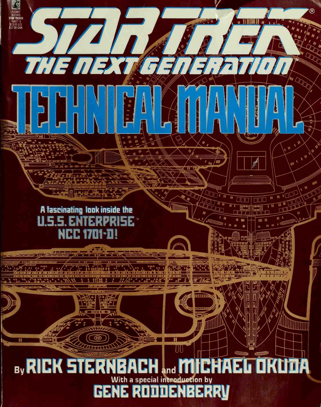 Star trek, the next generation : technical manual by Sternbach Rick