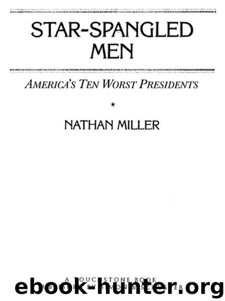 Star-Spangled Men by Nathan Miller