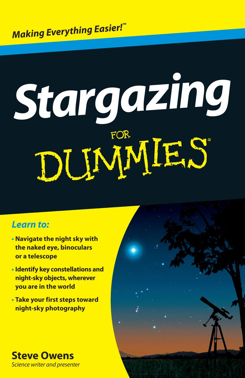 Stargazing For Dummies by Steve Owens