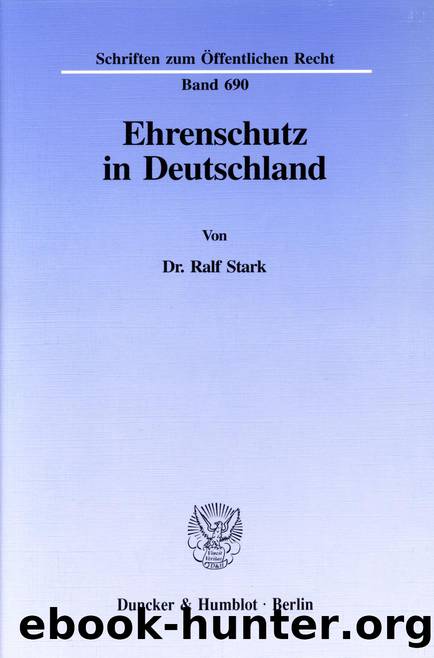 Stark by Ehrenschutz in Deutschland (9783428485963)
