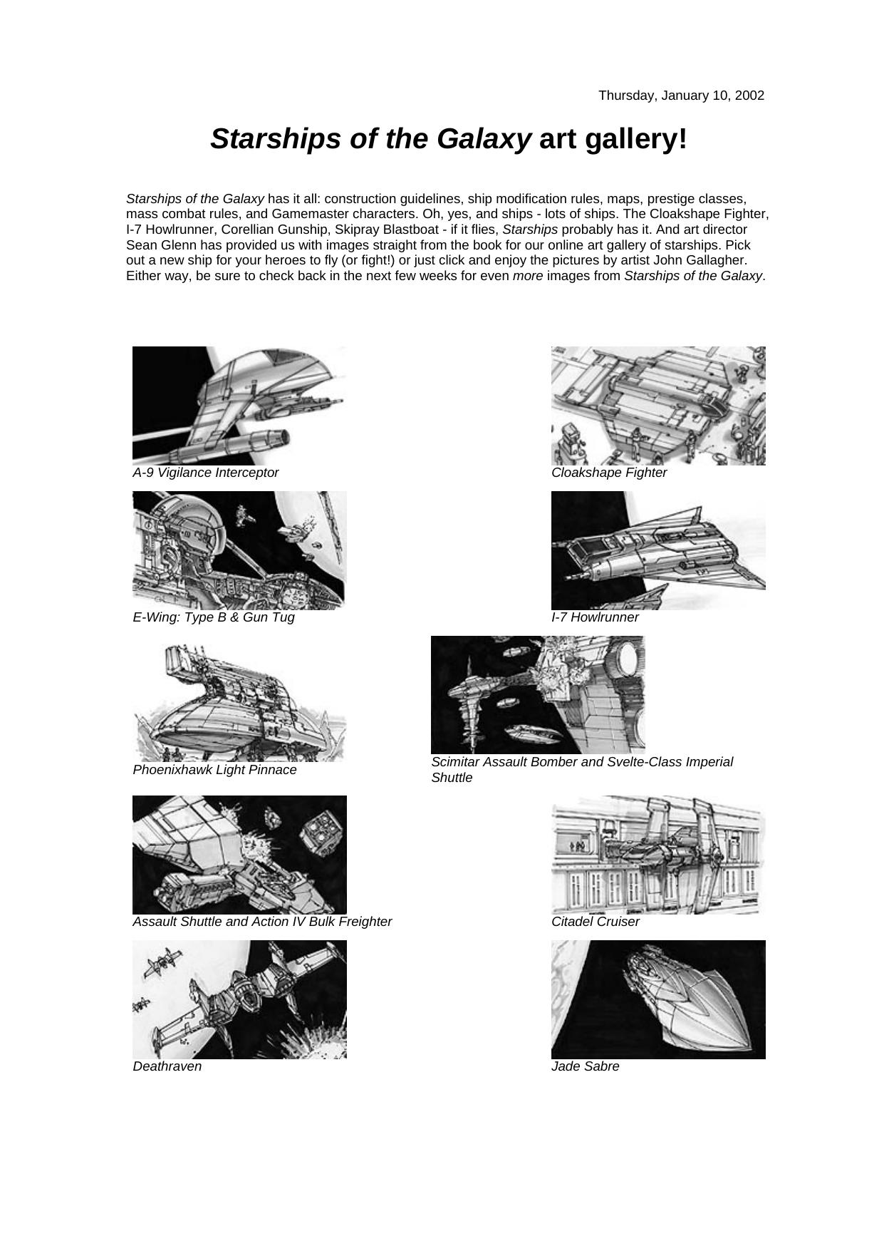 Starships of the Galaxy Art Gallery by 1